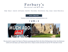 Tablet Screenshot of forburys.co.uk